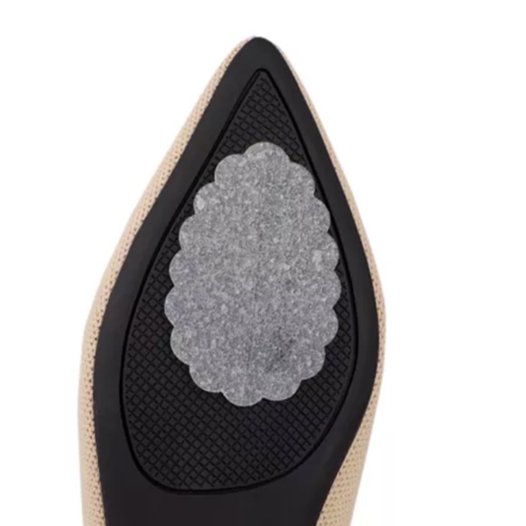 NEW Foot Petals No-Slip Grips- 2 pair, black and white - Picture 4 of 8